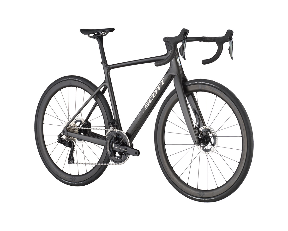 Vélo de route Unisexe ADDICT 10 Noir Carbone