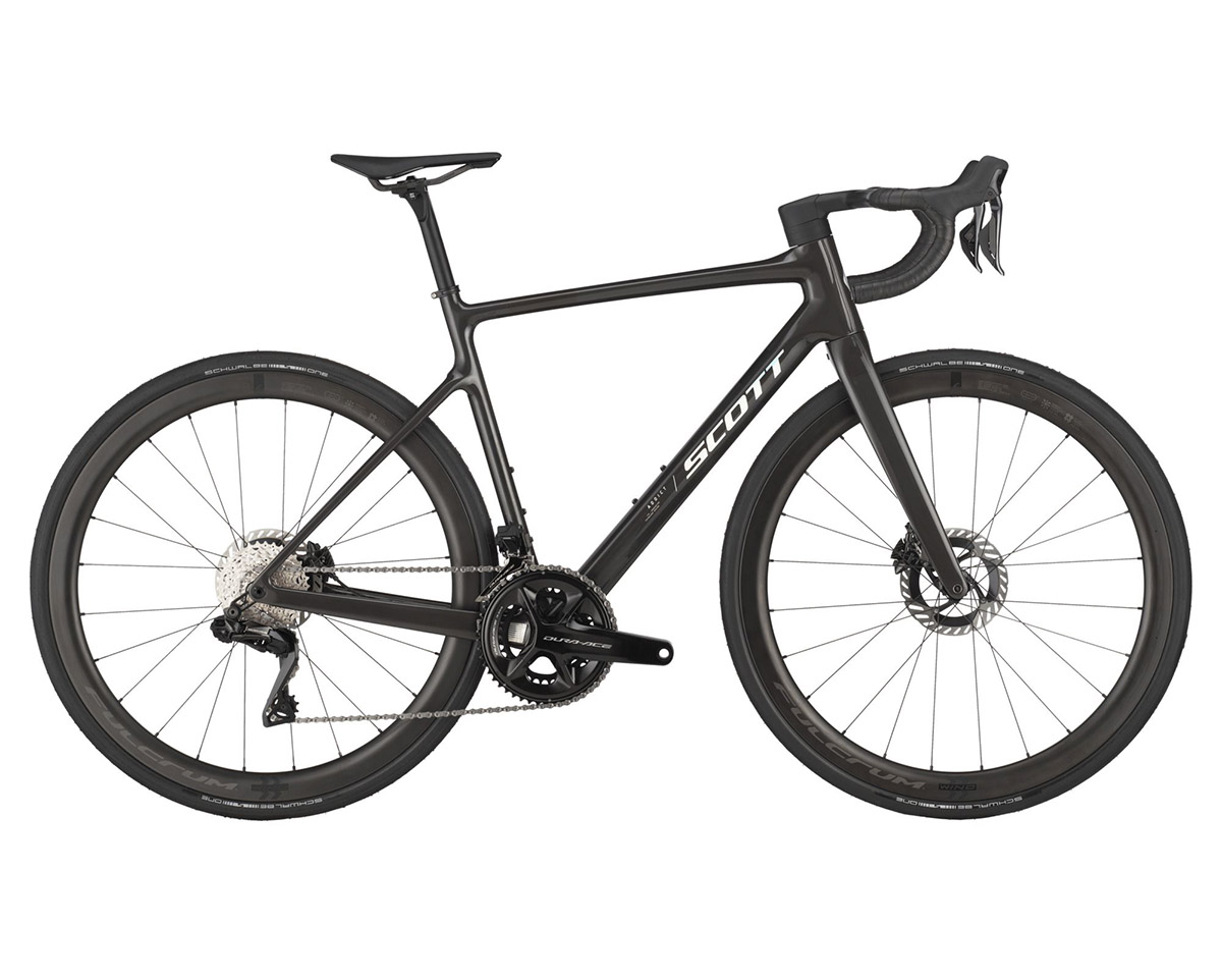 Vélo de route Unisexe ADDICT 10 Noir Carbone